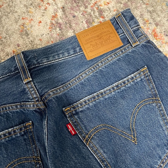 Dark Blue Levi’s Dad Jeans | size W29 L30 - Picture 3 of 5